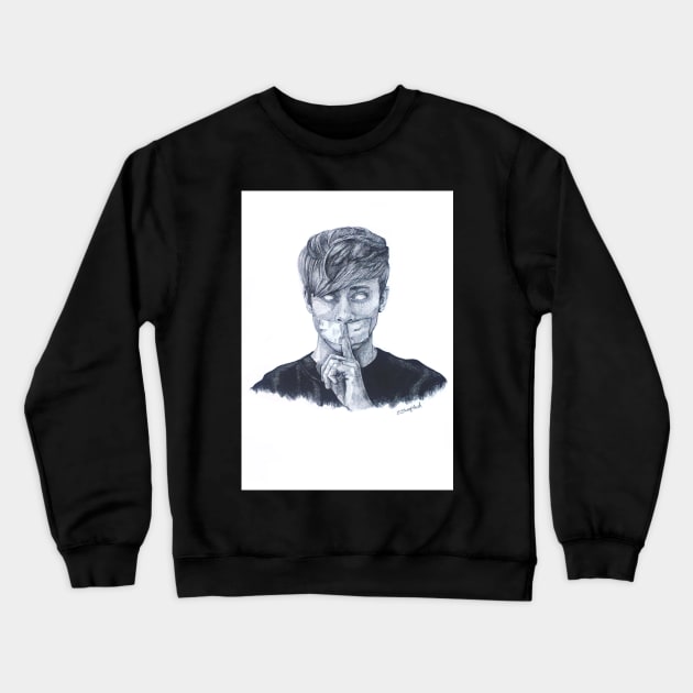 Sam Golbach Crewneck Sweatshirt by Gumdrop